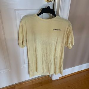 Yellow Patagonia T-shirt.